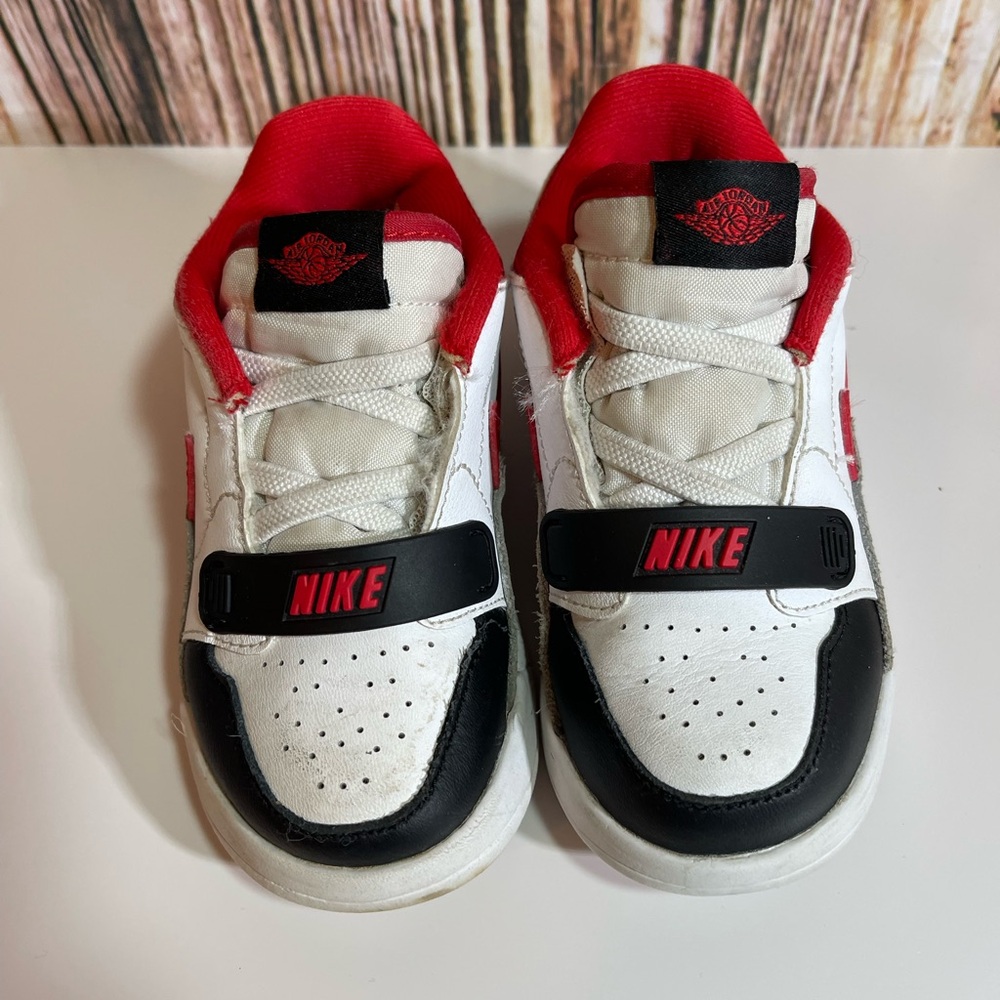 Nike Air Jordan Red And White Toddler Shoe Size 9c